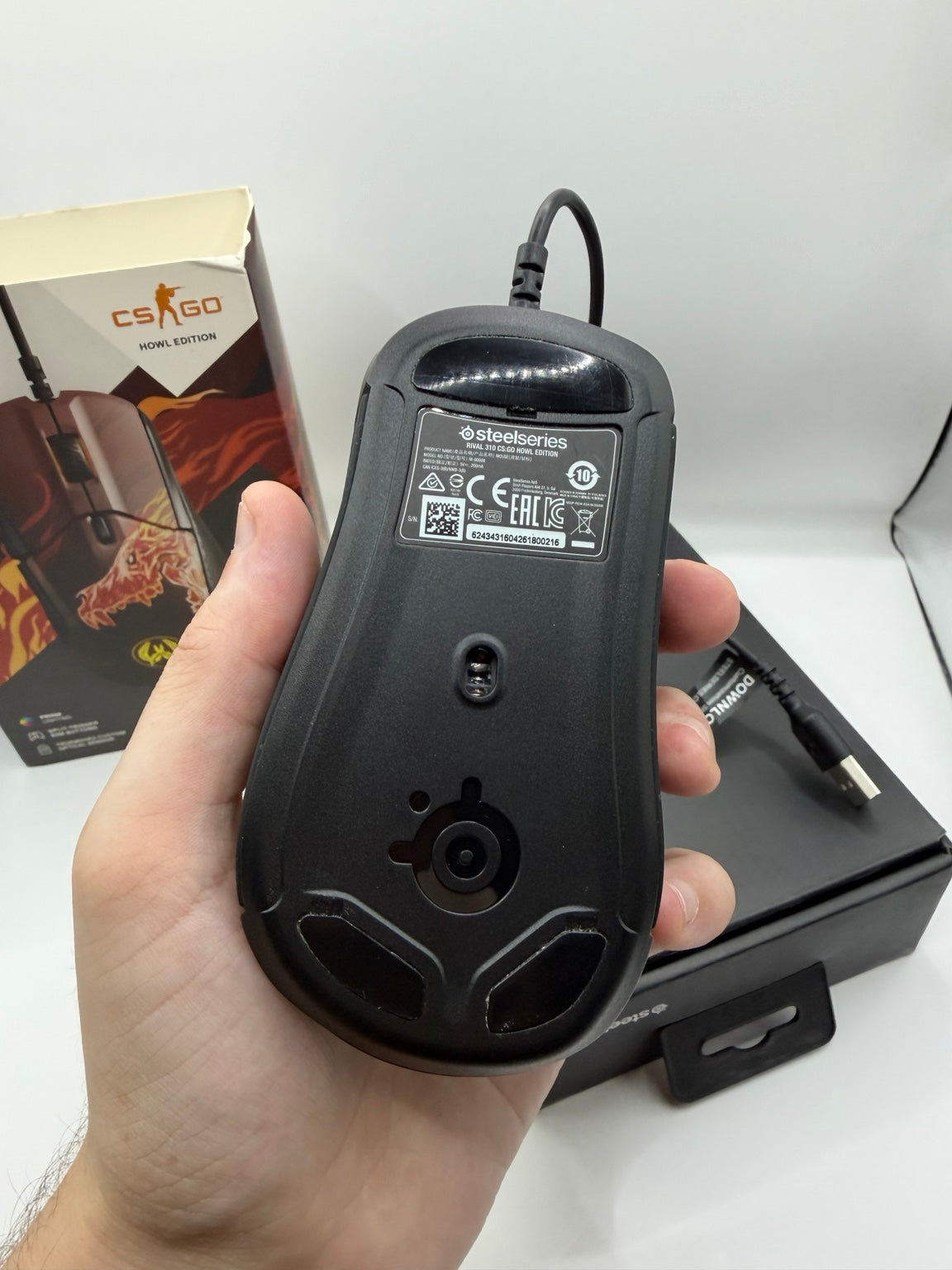 SteelSeries Rival 310 CS:GO Howl Edition Gaming Mouse Wired w/ Box Rare