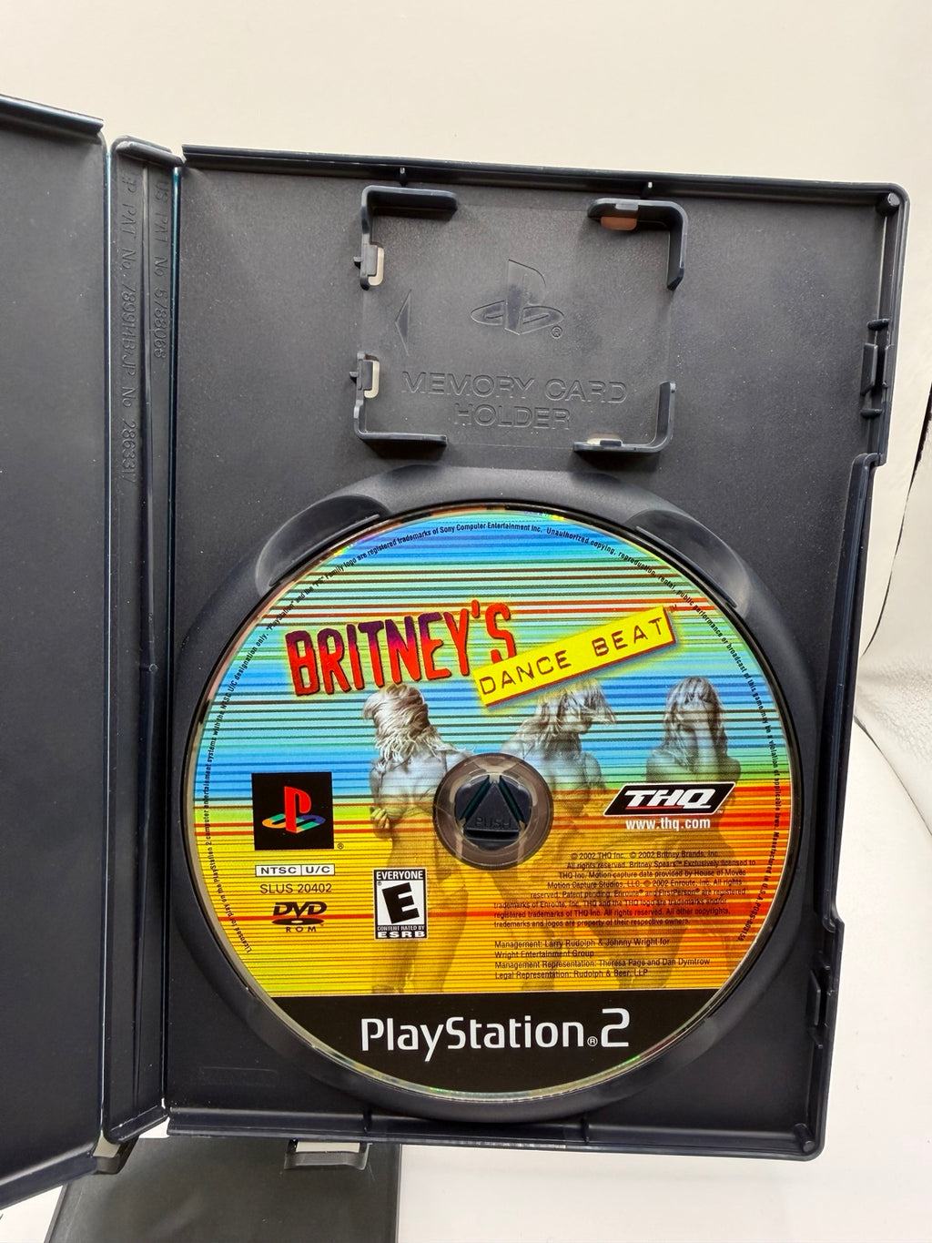 Britney's Dance Beat PS2 PlayStation 2 Untested THQ Britney Spears