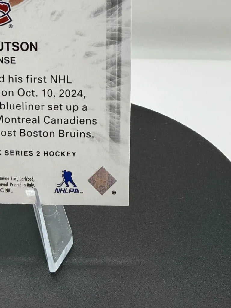 2024-25 Upper Deck Series 2 Lane Hutson Green Dazzlers #DZ-76 Canadiens RC