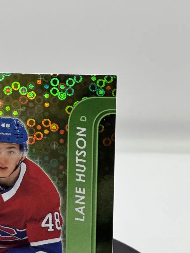 2024-25 Upper Deck Series 2 Lane Hutson Green Dazzlers #DZ-76 Canadiens RC