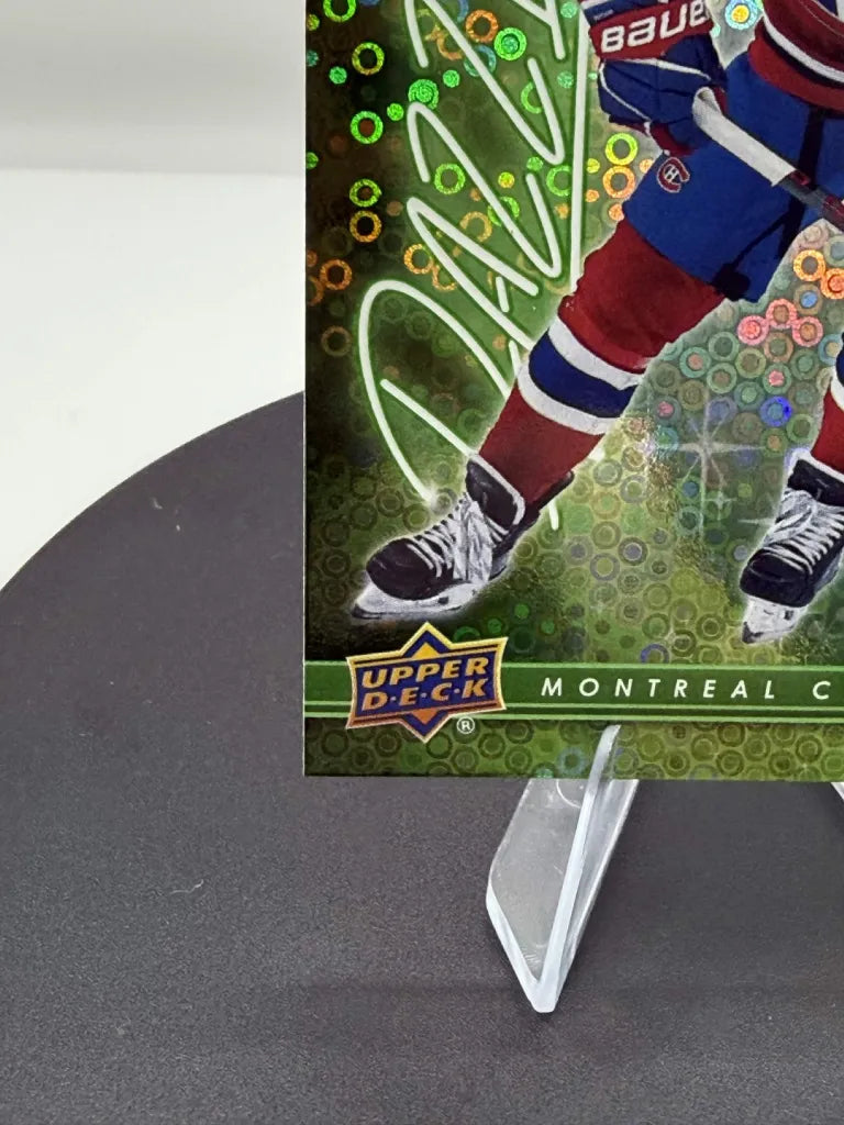 2024-25 Upper Deck Series 2 Lane Hutson Green Dazzlers #DZ-76 Canadiens RC