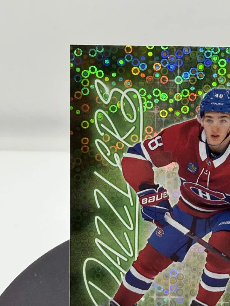 2024-25 Upper Deck Series 2 Lane Hutson Green Dazzlers #DZ-76 Canadiens RC