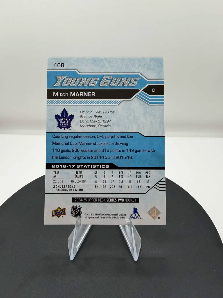 Mitch Marner Young Guns Renewed - 2024-25 Upper Deck Series 2