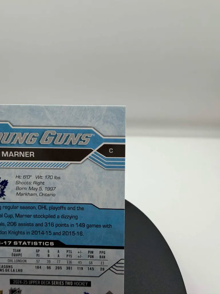 Mitch Marner Young Guns Renewed - 2024-25 Upper Deck Series 2