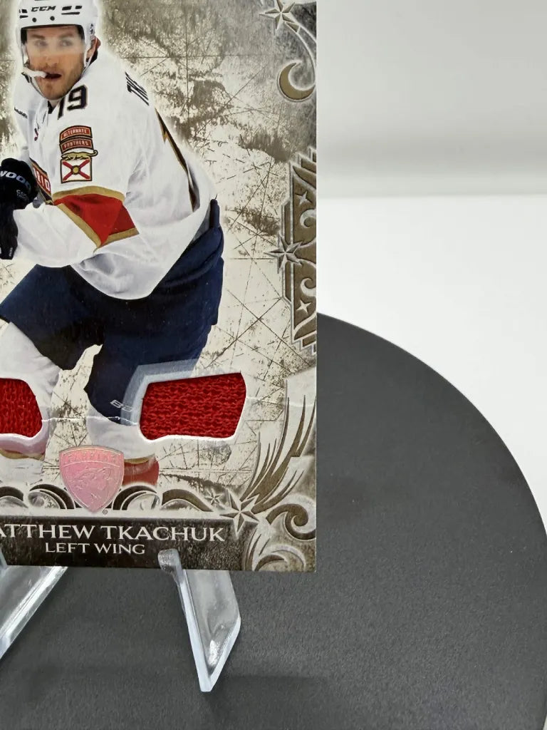 Matthew Tkachuk Gold Materials Jersey /199 2024-25 Upper Deck Artifacts #126