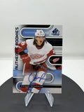 Chase Pearson Authentic Rookies Auto #167 2022-23 SP Game Used Red Wings RC