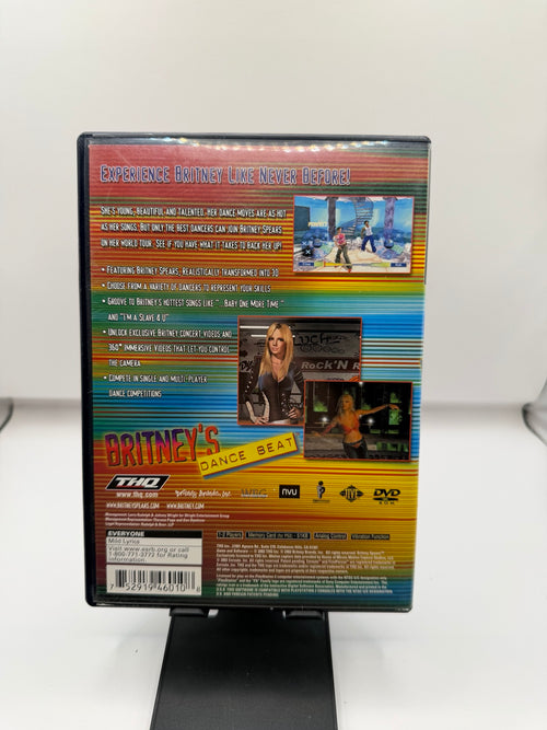 Britney's Dance Beat PS2 PlayStation 2 Untested THQ Britney Spears